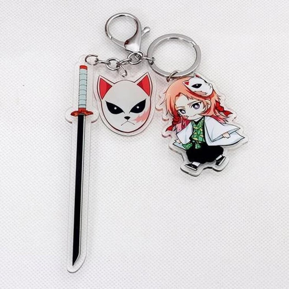 Demon Slayer Sabito Keychain Acrylic 3 Eee